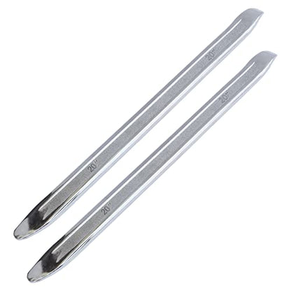 2 PCS 20-Inch Tire Iron, Heavy Duty Tire Spoons Lever Bar, Professional Tire Changing Tool for Installing and Removing and Repairing Wheel Tires of Cars, Motorcycles, Scooter Bicycles - size: 20 inch