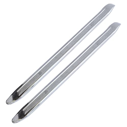 2 PCS 20-Inch Tire Iron, Heavy Duty Tire Spoons Lever Bar, Professional Tire Changing Tool for Installing and Removing and Repairing Wheel Tires of Cars, Motorcycles, Scooter Bicycles - size: 20 inch