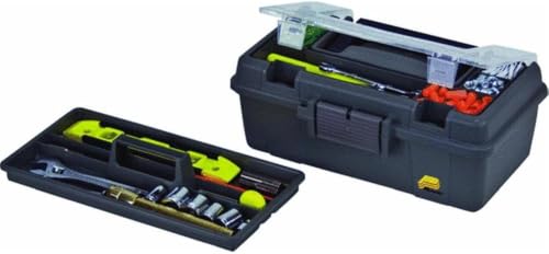 Plano Molding 114-002 13-Inch Compact Tool Box, Graphite Gray with Black Handle and Latches (Pack of 6) - size: One Size (Pack of 6)