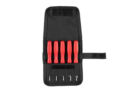 TEKTON Blunt Pick and Hook Set with Pouch (5-Piece) | PNH90404 | Made in USA - style: Blunt Pick and Hook Set (5-Piece, Pouch)
