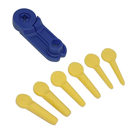 FIRSTINFO Taiwan 7-Piece Auto Steel Line Quick Fluid Stopper Set | 6 Plugs and 1 Tube Separator for Fuel Rail Hose, A/C and Brake Lines, F39292 - size: 6 pcs Plugs + 1 pc Tube Separator Kit