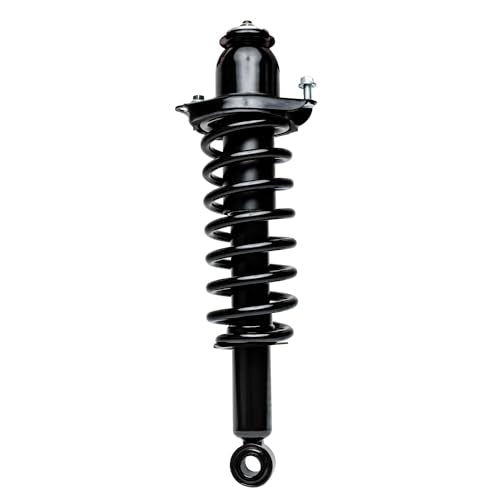 Detroit Axle - 1.8L 4pc Front & Rear Struts for 2014-2019 Toyota Corolla | 4 Front & Rear Strut w/Coil Spring Assemblies 2015 2016 2017 2018 Suspension Quick Install Ready Assembly Replacement - size: 4Q47059/ 4 Struts