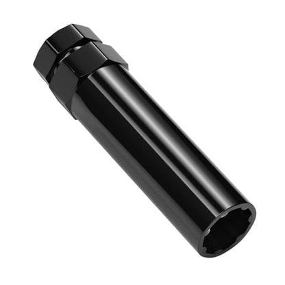 7 Spline Lug Nuts Socket Key - 20mm Hex Socket for Small Diameter Lug Nuts (M14x1.5, M14x1.75, M14x2, 9/16"-18) 7 Point Tuner Key Tool 1pc - color: Black, size: 7 Spline, style: 1 Pcs