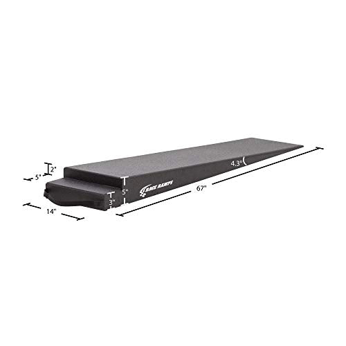 Race Ramps RR-TR-5 Durable 5" Trailer Ramp - Scratch Proof, Lightweight, Solid Core Design for Easy Maneuvering, Ensures Stability for Trailers