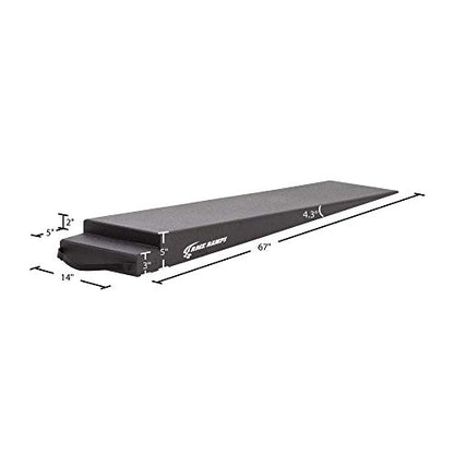 Race Ramps RR-TR-5 Durable 5" Trailer Ramp - Scratch Proof, Lightweight, Solid Core Design for Easy Maneuvering, Ensures Stability for Trailers