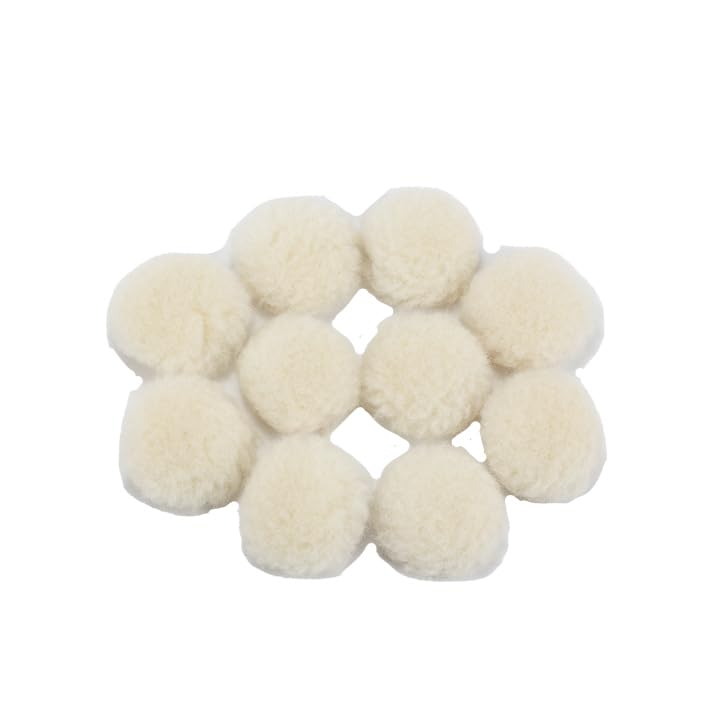 Maxshine Universal 10 Pieces MN01 Mini Polisher and Accessories - 2.5cm (0.98”) Long Wool Pads, Perfect for Buffing & Polishing Small Areas, Ideal for Professional Car Detailing - size: Long Wool Pad