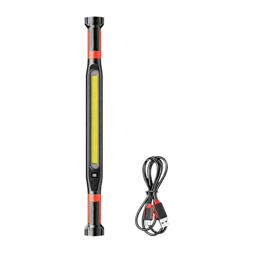 Car Magnetic Work Light Bar, 700LM Rechargeable LED Under Hood Light for Mechanic Garage Workshop, Poratble Automotive Underhood Repair Work Lamp, Universal for Vehicles