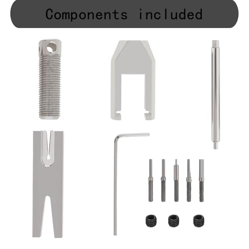 2 PCS Aluminum Alloy Motor Pinion Gear Puller Tool, Professional Gear Remover Extractor for RC Car Model Small RC Helicopter Motor Pinion Parts Repair Accessories