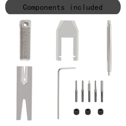 2 PCS Aluminum Alloy Motor Pinion Gear Puller Tool, Professional Gear Remover Extractor for RC Car Model Small RC Helicopter Motor Pinion Parts Repair Accessories
