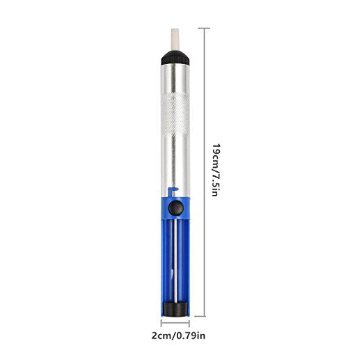 Electronics Soldering Iron Kit，60W 110V Adjustable Temperature Welding Tool Set, 5pcs Different Soldering Tips, Stand, Tweezers,Desoldering Pump,2pcs Solder Wire, Brush