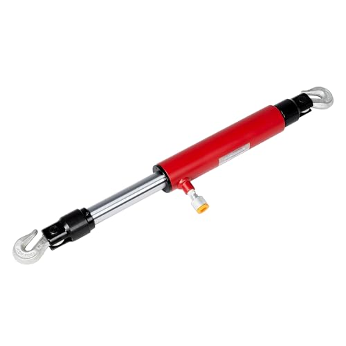 Maxority 10-Ton 26'' Pull Back Ram for Porta Power Body Shop Frame Tools with Rotating Hook, Red
