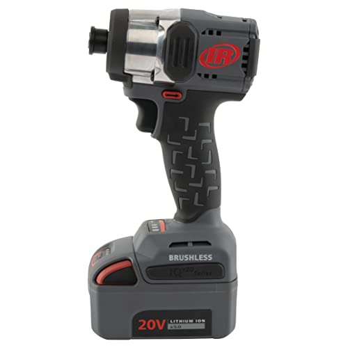 Ingersoll Rand W3111-K22 Cordless 1/4" Hex Impact Driver Kit | Includes 5.0 Ah battery, BL2012 battery, and charger - size: 1/4" Drive, style: 2-Battery Kit