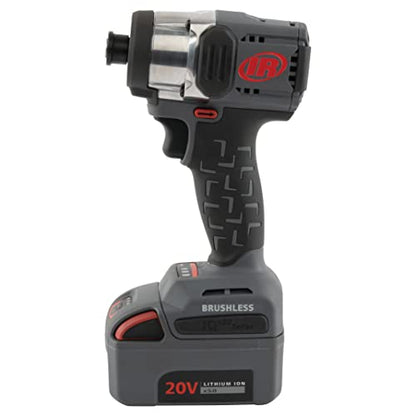 Ingersoll Rand W3111-K22 Cordless 1/4" Hex Impact Driver Kit | Includes 5.0 Ah battery, BL2012 battery, and charger - size: 1/4" Drive, style: 2-Battery Kit