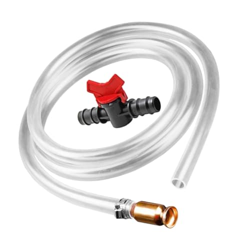 Zerodeko 1set Multifunctional Siphon Hose Kit for to Use Automatic Oil and Water Siphoning Tube Fittings Hose Clamp and for Cars and Liquid Transfer