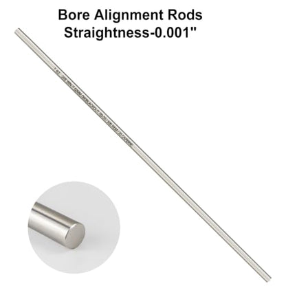 BTEVGO Bore Alignment Rod for 9MM, 5.56, 7.62, .45, 6.5, 6.8, .338 Protective Case | Verify Alignment to Muzzle, Prevent Baffle Strikes - size: 7.62