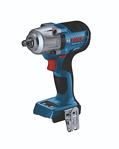 BOSCH GDS18V-330CN 18V Brushless Cordless Connected-Ready 1/2 In. Mid-Torque Impact Wrench with Friction Ring and Thru-Hole (Bare Tool) - style: Tool Only