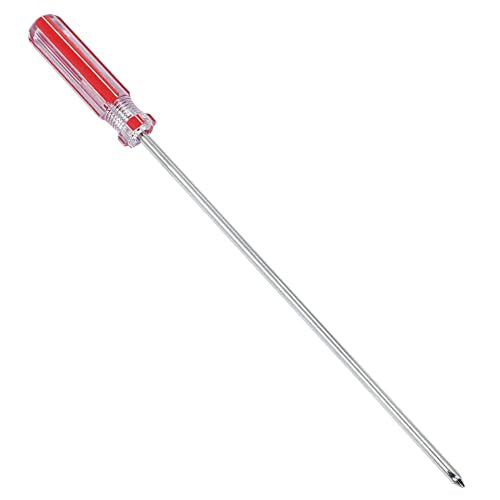Piutouyar 12 Inch Phillips Screwdriver, #1 Magnetic Tip Screwdrivers | Extra Long Chrome-vanadium Steel Shaft , Cross Head Screwdriver, Long Screwdriver for Repair Home Improvement - size: 12 Inch #1