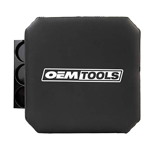 OEMTOOLS 24996 Blue Workshop Creeper Seat, Rolling Stool with Tool Storage, Mechanic Stool for Garage Work, 280 lb Capacity