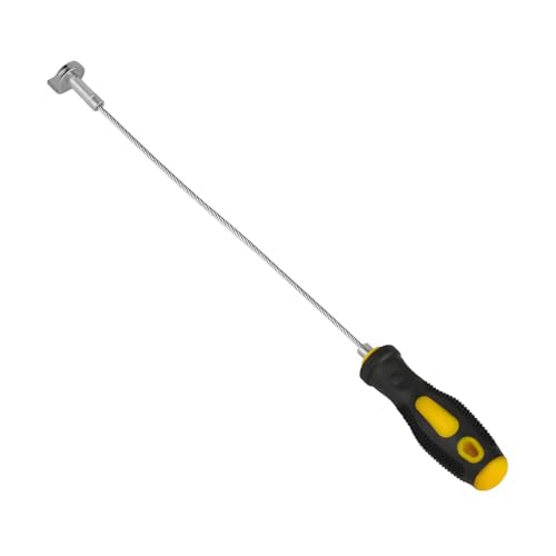 Strong Magnetic Car Oil Drain Plug Remover Tool, 14 Inch Vehicle Oil Change Wrench, Anti Scald Automotive Sump Plug Removal Tool Accessories, Universal for Sedan Truck RV