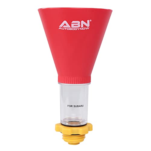 ABN Automotive Funnel - Engine Oil Funnel Compatible with Subaru for Use as Oil Change Funnel with No Spill with Adapter - size: Subaru
