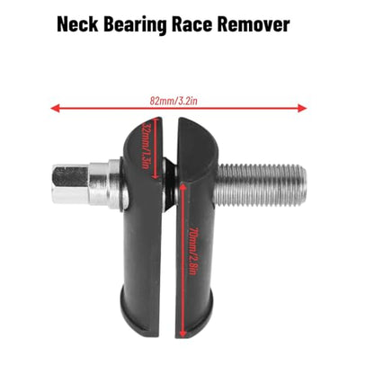 Bearing Race Puller, Metal Bearing Race Removal Tool Steering Neck Bearing Race Remover Universal Fit 1‑1/8in–2‑5/8in Autocycle Puller Tool for Motorcycle Maintenance