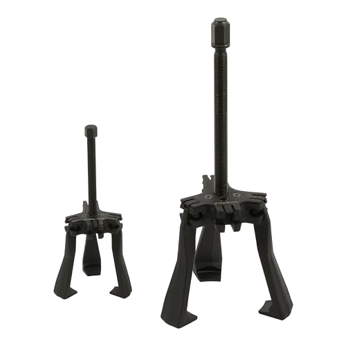 ARES 15095 – Master Ratcheting Gear Puller Set – Premium Chrome Moly Steel Gear Puller Yolk Set Includes 2-Ton and 5-Ton Units – Indexing Jaws Feature Convertible 2-Leg and 3-Leg Functionality - size: Master Ratcheting Gear Puller Set