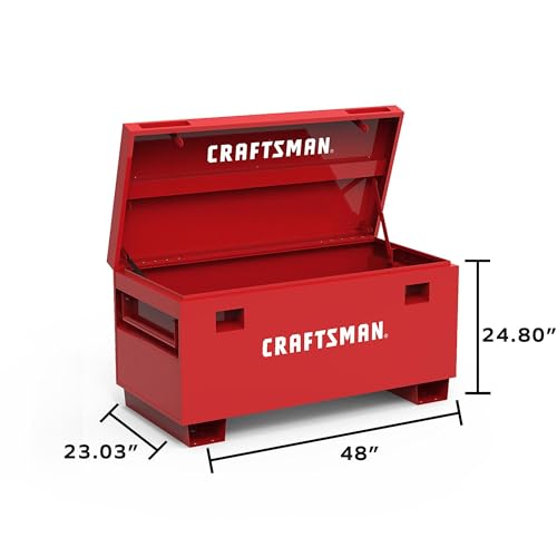 48" Craftsman Jobsite Box in Red - color: Red, size: 48"