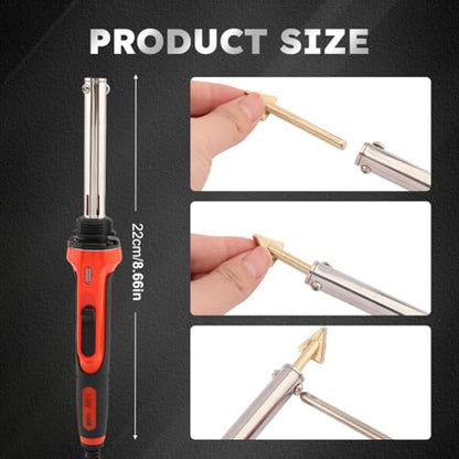 Plastic Welder, 110V/100W Plastic Welding Kit, Bumper Repair Welder Kit Plastics Soldering Tool for Flat Flat/Outer Corner/Inner for Bumper/Kayak Products Repair(SIZE:1set)