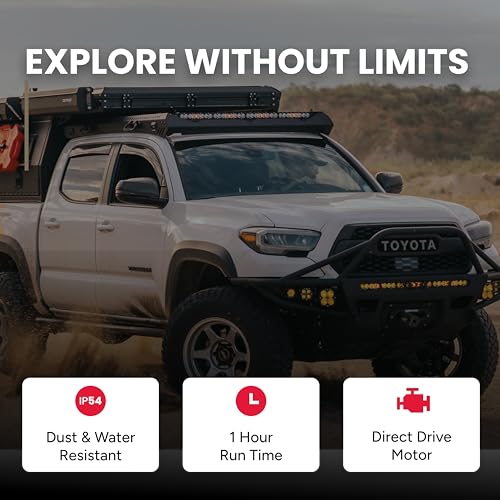 VIAIR 300P - 30033 Tire Inflator Portable Offroad Air Compressor for Truck & SUV, 12V On/Off Road Tire Pump Air Compressor Portable Heavy Duty 150 PSI - style: Air Compressor Kit