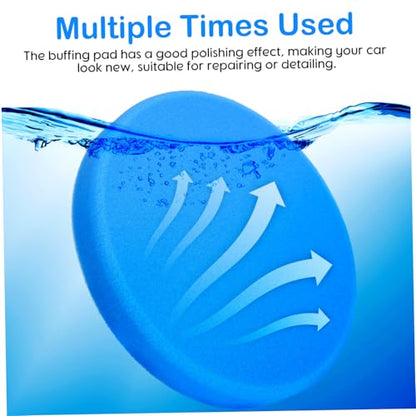 5 Pcs Buffing Pads for Car Detailing Compatible with Dual Action and Pneumatic Polishers Versatile Polishing Tools with Selected Sponge Material for Scratch Removal and Waxing