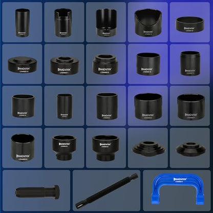 Ball Joint Press Kit with Ball Joint Separator Pitman Arm Puller, Tie Rod End Tool