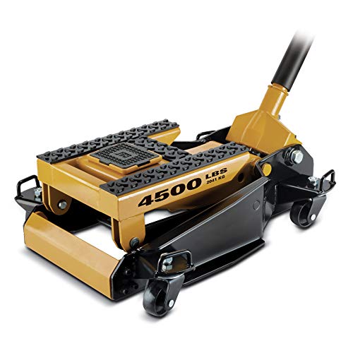CAT 2.25 Ton Quad Caster Multi-Purpose Jack, 3-in-1 Design for Cars, Trucks, Motorcycles & ATVs, 5.5"–17.5" Lift Range, 12"x9.25" Platform, 4500 lb Capacity – 240331 - size: Quad Caster
