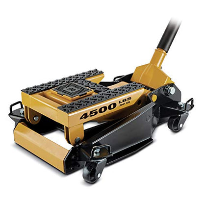 CAT 2.25 Ton Quad Caster Multi-Purpose Jack, 3-in-1 Design for Cars, Trucks, Motorcycles & ATVs, 5.5"–17.5" Lift Range, 12"x9.25" Platform, 4500 lb Capacity – 240331 - size: Quad Caster