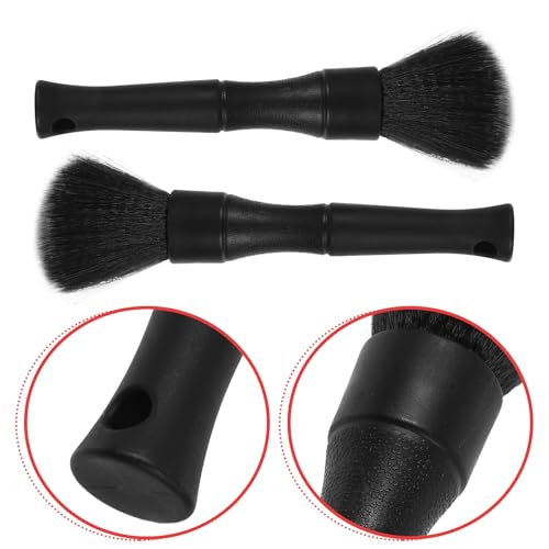 2pcs Car Detailing Brush Set for Car Interior Cleaning, Ultra Soft Abs and Pp Material Detailing Brushes, Versatile Automotive Cleaning Tools for Vents, Engine Bay, Dashboard,
