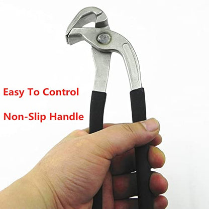 CXGS Paintless Dent Repair Kit Car Door Fender Edge Repair Tool Auto Body Pliers Heavy Duty Car Door Panel Fix Tool Portable Metal Crimp Vise Car Fender Panel Leaf Edge Pliers Repair Tools (Black) - color: Black