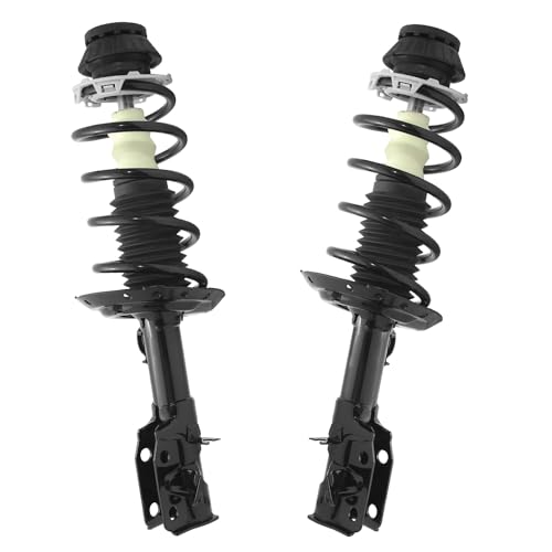 Detroit Axle - 2 Front Struts for 2011-2015 Honda CR-Z, 2012 2013 2014 Complete Struts with Coil Spring Assembly Replacement Suspension - size: 11275_11276/Pair