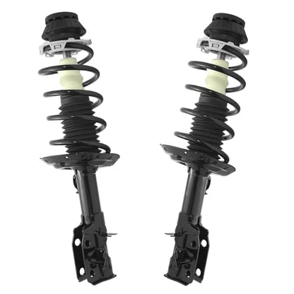Detroit Axle - 2 Front Struts for 2011-2015 Honda CR-Z, 2012 2013 2014 Complete Struts with Coil Spring Assembly Replacement Suspension - size: 11275_11276/Pair