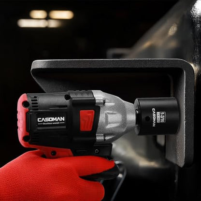 CASOMAN 1/2" Drive x 1-3/16" Impact Socket, 6-Point, SAE, CR-MO - size: 30.16 mm (Shallow), style: 6-Point Socket