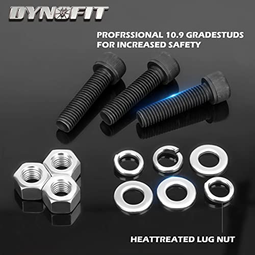 dynofit Leveling Lift Kit 3" Front + 2" Rear for Dodge Ram 1500 4WD/AWD (2009-2026), Coil Spring Strut Spacers & Level Spacer for 2020-2026 Ram1500 2WD/RWD Pickup - size: 3 inch Front + 2 inch Rear