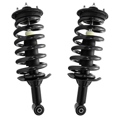 Detroit Axle - Rear Struts Sway Bars Kit for 2005-2009 Land Rover LR3, 2010-2016 LR4, 2006-2013 Ranger Rover Sport, 2 Struts with Coil Spring Assembly 2 Sway Bar Links Replacement Suspension Kit - size: 4QS501528/Sway Kit