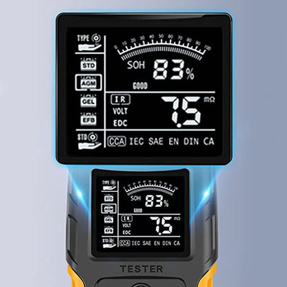Fydun Car Battery Tester Digital Analyzer with Multiple Protections for Car Truck Motorcycle 12V/24V