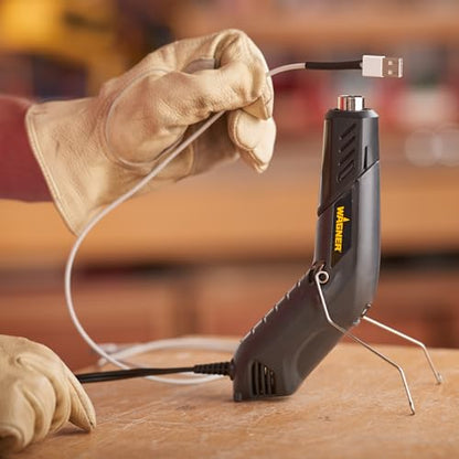 Wagner Spraytech 0503038 HT400 Heat Gun, Dual Temperature Hot Air Tool 680 and 450 Degrees, Shrink Tubing, Embossing, Craft Projects, Sticker Removal Heat Gun - size: HT400