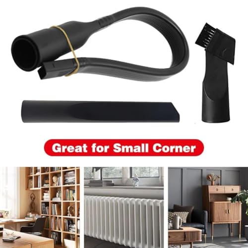 12 Pcs Vacuum Attachments Kit, Universal 2 1/2" 1 7/8" 1 3/8" to 1 1/4" Hose Adapters & Brushes & Wand Compatible with Shop Vac Accessories for Household Workshop Garage Cleaning - size: 12 Pack