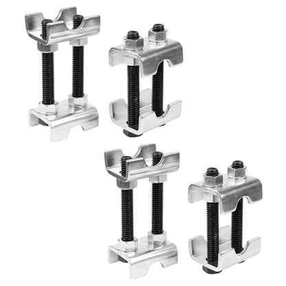 4PCS Coil Spring Spacers, 2-Way Adjustable Spreads or Compresses Coil Spring Spacer Strut Shock Absorber, 1" to 2" Lift or Lower Mini Strut Springs Compressor for Car Truck SUV