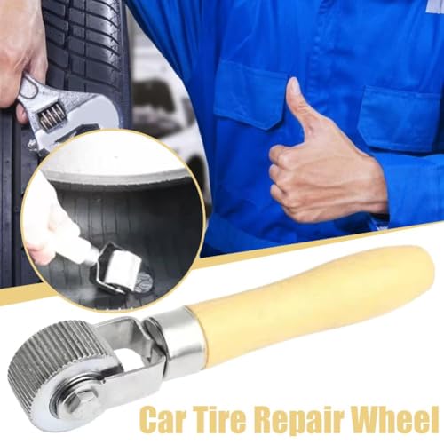 6mm Car Tire Repair Kit Roller Auto Patch Roller Pressure Wheel for Car Tire Repairing Tool Accessories