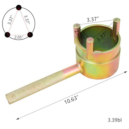DPTOOL Crankshaft Pulley Wrench for Benz M271 1.6L 1.8L Petrol Engine - size: for M271 1.6L 1.8L