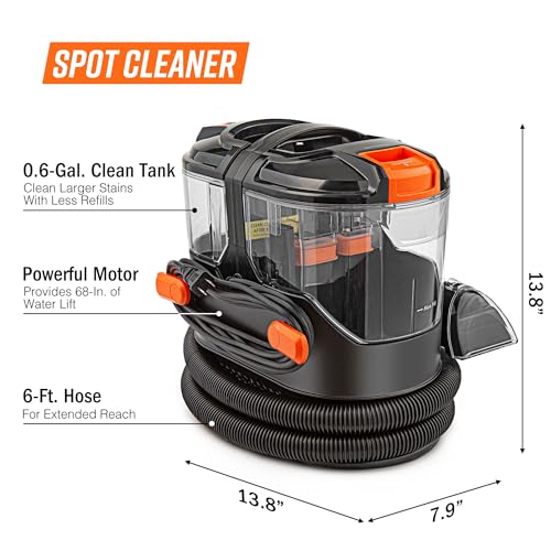 Armor All SCA702 901 7 Amp Portable Spot Cleaner for Car Cleaning, Carpet and Upholstery Stain Removal - size: 78 Oz AC