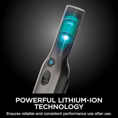 Shark WV201 WANDVAC Handheld Vacuum, Lightweight at 1.4 Pounds with Powerful Suction, Charging Dock, Single Touch Empty and Detachable Dust Cup,Graphite, Slate - color: Slate