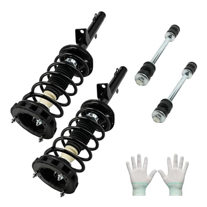 KAX Rear Complete Strut & Coil Spring Assembly Sway Bar Stabilizer Link Suspension Kit Replacement for Ford Taurus 1994-2007,Mercury Sable 1994-2005,Replace 171616*2 SR4011*2 Amortiguadores Traseros - size: 1994-2007 Ford Taurus-Rear