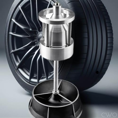 New! Fits Pittsburgh Portable Wheel Balancer - Easy to Move and Set Up in Minutes, Bull's-Eye Level, Accepts Hubs from 1-1/2 in. to 4-1/4 in., Easily Balance Car and Light Truck Tires